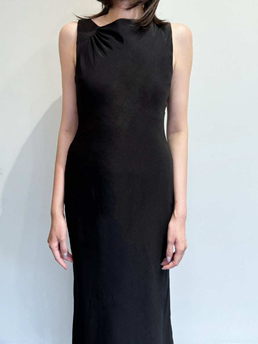 Day to Night Silk Crepe Dress