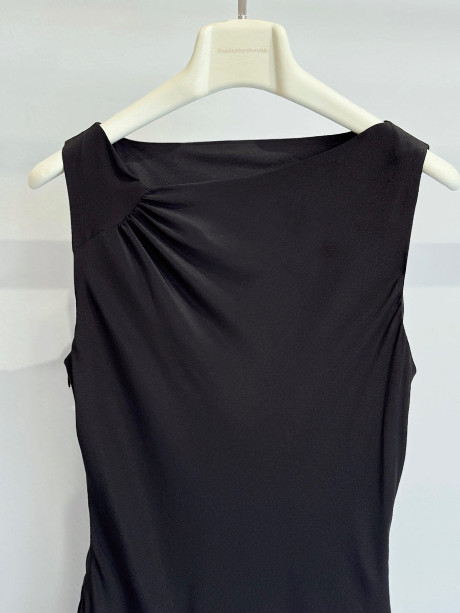 Day to Night Silk Crepe Dress