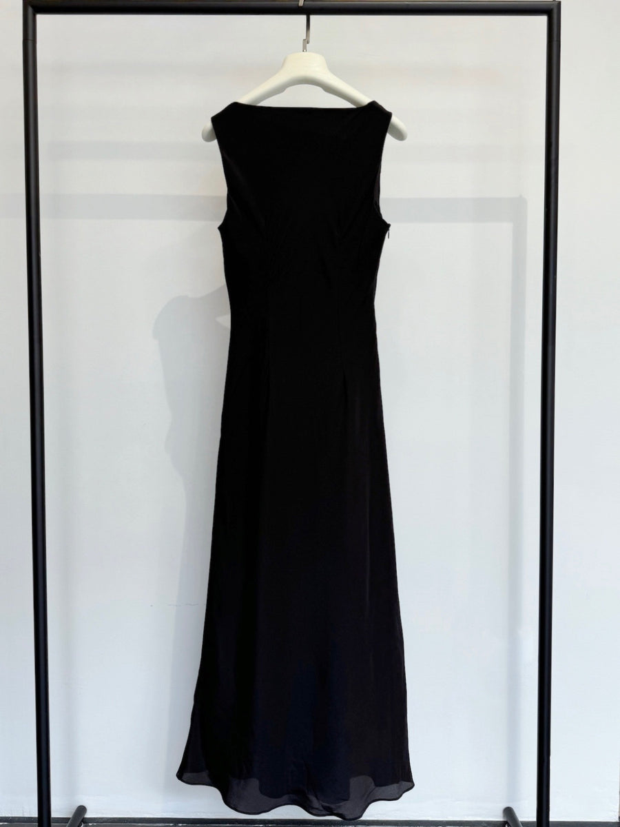 Day to Night Silk Crepe Dress