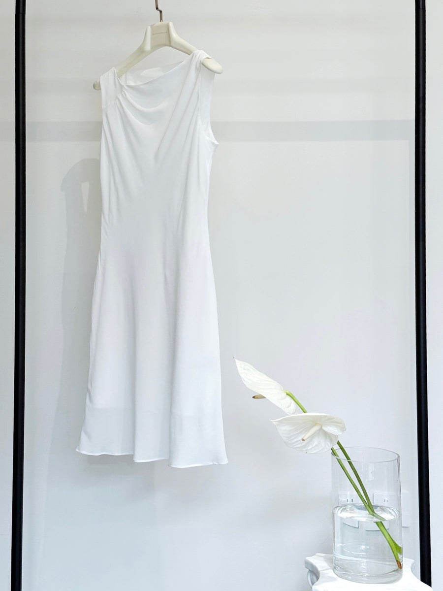 Day to Night Silk Crepe Dress