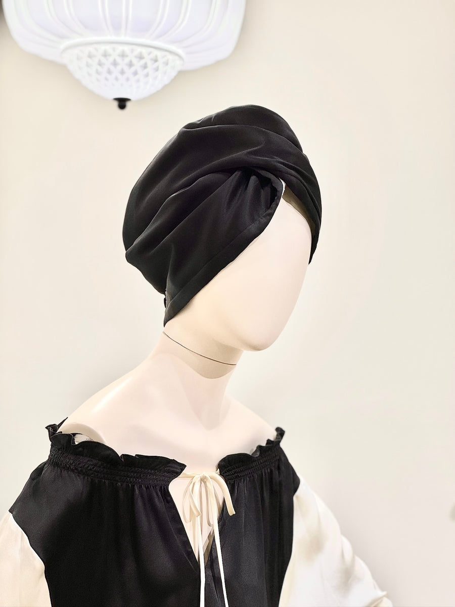 Reversible Silk Hair Wrap