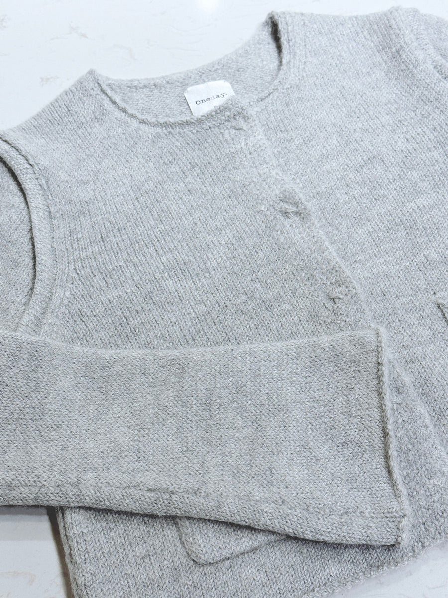Day to Night Alpaca Short Jacket