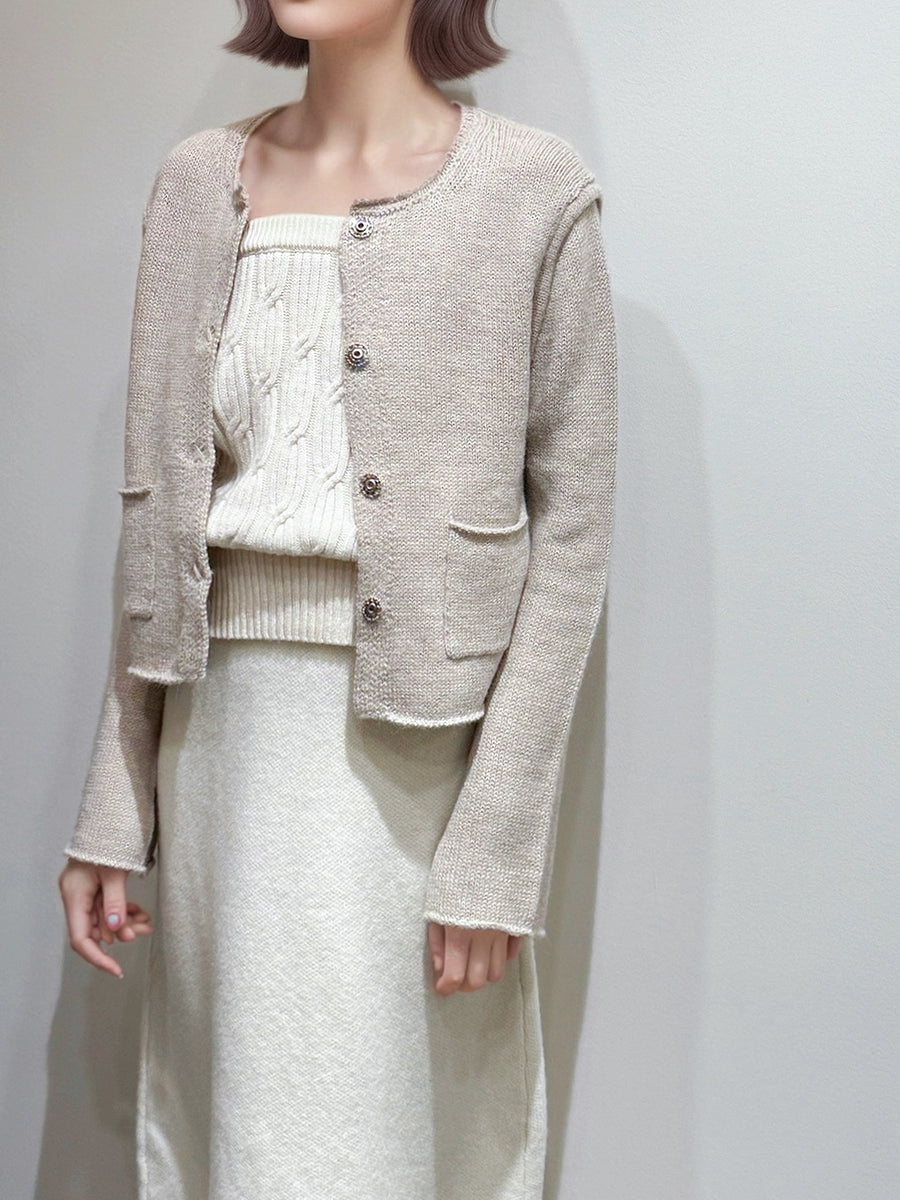 Day to Night Alpaca Short Jacket